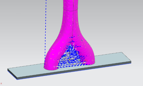 2 tubes joint imprimé en aluminium